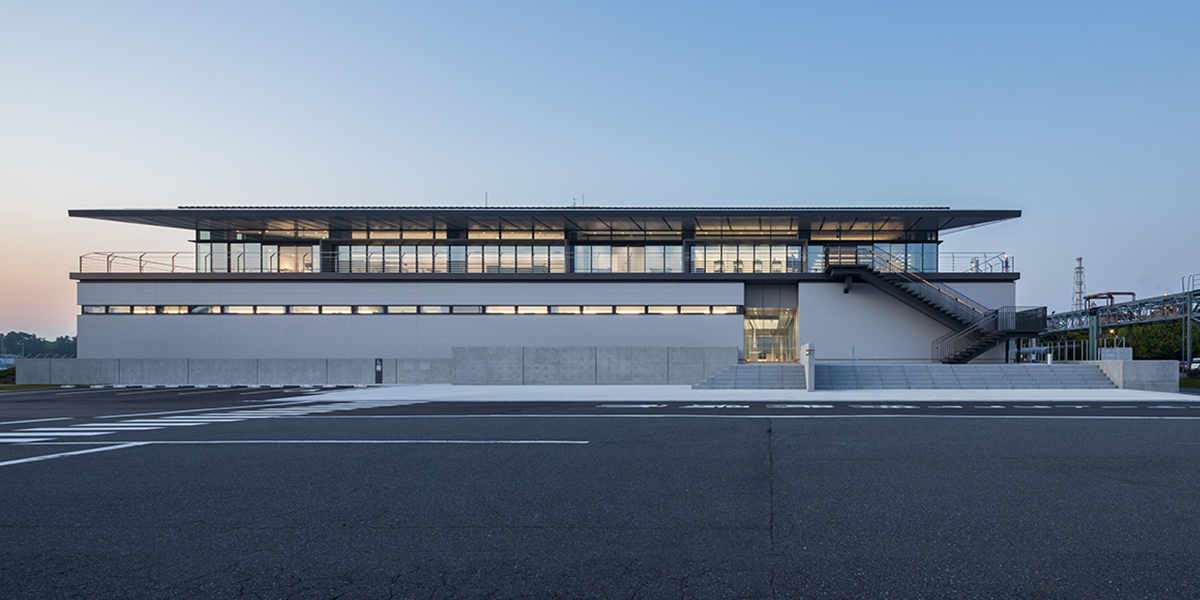 Exterior view of Quality Control Building, Yokkaichi Plant